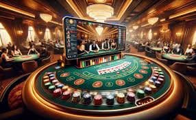 Antarmuka Speed Blackjack payungtoto dengan dealer profesional dan tampilan kartu real-time